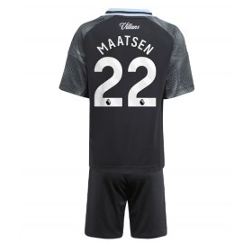 Baby Fußballbekleidung Aston Villa Ian Maatsen #22 Auswärtstrikot 2025-26 Kurzarm (+ kurze hosen)